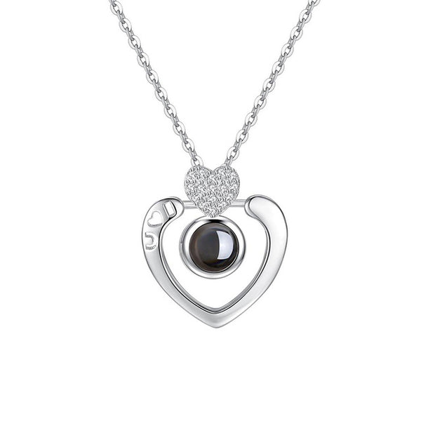 'I Love You' Double Heart Shaped Necklace - thependint